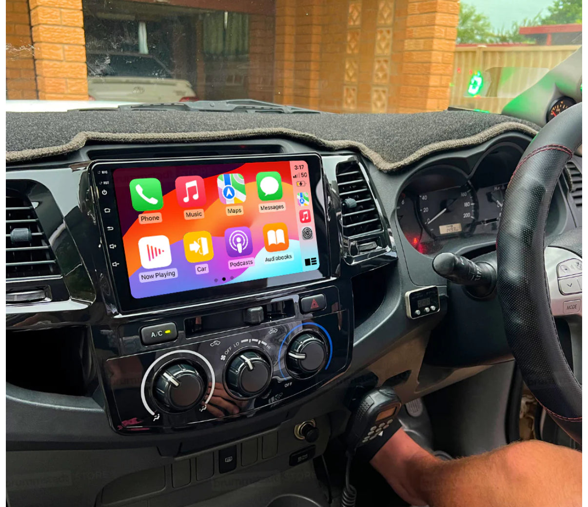 Toyota Hilux N70 head unit upgrade plus reverse camera